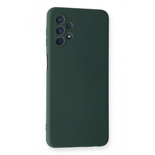 Newface Samsung Galaxy A52S Kılıf Nano içi Kadife Silikon - Koyu Yeşil Newface Samsung Galaxy A52S Kılıf Nano içi Kadife Silikon - Koyu Yeşil