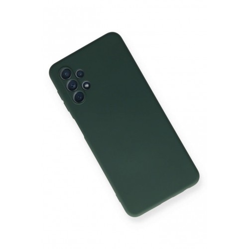 Newface Samsung Galaxy A52S Kılıf Nano içi Kadife Silikon - Koyu Yeşil Newface Samsung Galaxy A52S Kılıf Nano içi Kadife Silikon - Koyu Yeşil