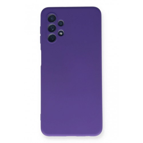 Newface Samsung Galaxy A52S Kılıf Nano içi Kadife Silikon - Mor Newface Samsung Galaxy A52S Kılıf Nano içi Kadife Silikon - Mor