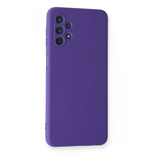 Newface Samsung Galaxy A52S Kılıf Nano içi Kadife Silikon - Mor Newface Samsung Galaxy A52S Kılıf Nano içi Kadife Silikon - Mor