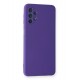Newface Samsung Galaxy A52S Kılıf Nano içi Kadife Silikon - Mor Newface Samsung Galaxy A52S Kılıf Nano içi Kadife Silikon - Mor