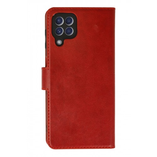 Newface Samsung Galaxy M22 Kılıf Trend S Plus Kapaklı Kılıf - Kırmızı Newface Samsung Galaxy M22 Kılıf Trend S Plus Kapaklı Kılıf - Kırmızı