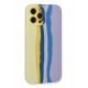 Newface iPhone 12 Pro Max Kılıf Ebruli Lansman Silikon - Sarı-Lila Newface iPhone 12 Pro Max Kılıf Ebruli Lansman Silikon - Sarı-Lila