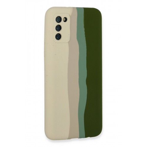 Newface Samsung Galaxy A02S Kılıf Ebruli Lansman Silikon - Beyaz-Yeşil Newface Samsung Galaxy A02S Kılıf Ebruli Lansman Silikon - Beyaz-Yeşil