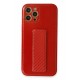 Newface iPhone 12 Pro Kılıf Coco Karbon Standlı Kapak - Kırmızı Newface iPhone 12 Pro Kılıf Coco Karbon Standlı Kapak - Kırmızı