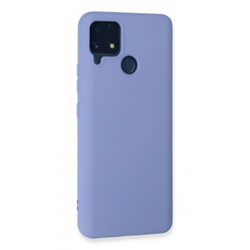 Newface Realme C25s Kılıf Nano içi Kadife Silikon - Lila Newface Realme C25s Kılıf Nano içi Kadife Silikon - Lila