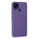 Newface Realme C25s Kılıf Nano içi Kadife Silikon - Mor Newface Realme C25s Kılıf Nano içi Kadife Silikon - Mor