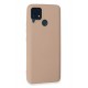 Newface Realme C25s Kılıf Nano içi Kadife Silikon - Pudra Newface Realme C25s Kılıf Nano içi Kadife Silikon - Pudra