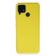 Newface Realme C25s Kılıf Nano içi Kadife Silikon - Sarı Newface Realme C25s Kılıf Nano içi Kadife Silikon - Sarı