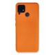 Newface Realme C25s Kılıf Nano içi Kadife Silikon - Turuncu Newface Realme C25s Kılıf Nano içi Kadife Silikon - Turuncu