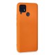 Newface Realme C25s Kılıf Nano içi Kadife Silikon - Turuncu Newface Realme C25s Kılıf Nano içi Kadife Silikon - Turuncu