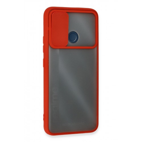 Newface Realme C25s Kılıf Palm Buzlu Kamera Sürgülü Silikon - Kırmızı Newface Realme C25s Kılıf Palm Buzlu Kamera Sürgülü Silikon - Kırmızı
