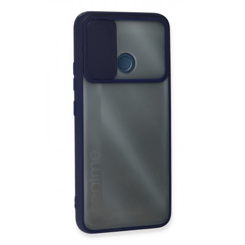 Newface Realme C25s Kılıf Palm Buzlu Kamera Sürgülü Silikon - Lacivert Newface Realme C25s Kılıf Palm Buzlu Kamera Sürgülü Silikon - Lacivert