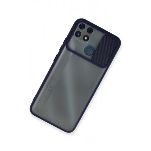 Newface Realme C25s Kılıf Palm Buzlu Kamera Sürgülü Silikon - Lacivert Newface Realme C25s Kılıf Palm Buzlu Kamera Sürgülü Silikon - Lacivert
