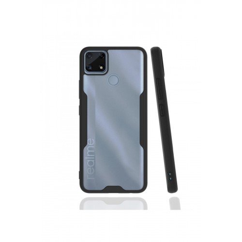 Newface Realme C25s Kılıf Platin Silikon - Siyah Newface Realme C25s Kılıf Platin Silikon - Siyah