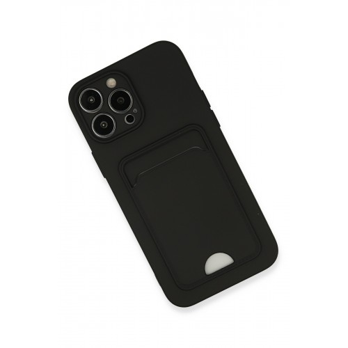 Newface iPhone 13 Pro Max Kılıf Kelvin Kartvizitli Silikon - Siyah Newface iPhone 13 Pro Max Kılıf Kelvin Kartvizitli Silikon - Siyah