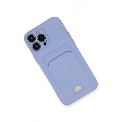 Newface iPhone 13 Pro Max Kılıf Kelvin Kartvizitli Silikon - Lila Newface iPhone 13 Pro Max Kılıf Kelvin Kartvizitli Silikon - Lila