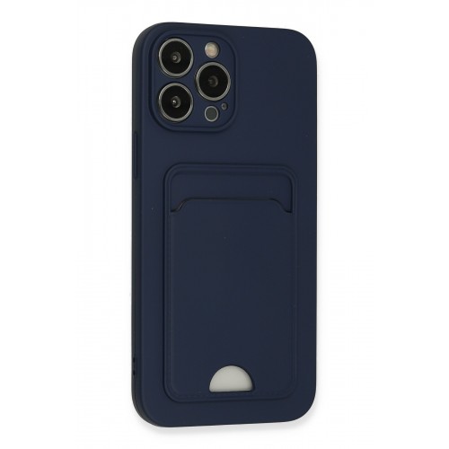 Newface iPhone 13 Pro Max Kılıf Kelvin Kartvizitli Silikon - Lacivert Newface iPhone 13 Pro Max Kılıf Kelvin Kartvizitli Silikon - Lacivert