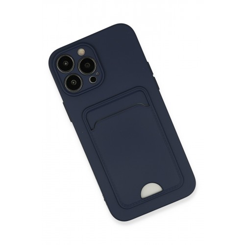 Newface iPhone 13 Pro Max Kılıf Kelvin Kartvizitli Silikon - Lacivert Newface iPhone 13 Pro Max Kılıf Kelvin Kartvizitli Silikon - Lacivert