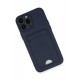 Newface iPhone 13 Pro Max Kılıf Kelvin Kartvizitli Silikon - Lacivert