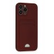 Newface iPhone 13 Pro Max Kılıf Kelvin Kartvizitli Silikon - Bordo Newface iPhone 13 Pro Max Kılıf Kelvin Kartvizitli Silikon - Bordo