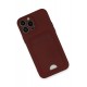 Newface iPhone 13 Pro Max Kılıf Kelvin Kartvizitli Silikon - Bordo Newface iPhone 13 Pro Max Kılıf Kelvin Kartvizitli Silikon - Bordo