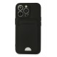 Newface iPhone 13 Pro Kılıf Kelvin Kartvizitli Silikon - Siyah Newface iPhone 13 Pro Kılıf Kelvin Kartvizitli Silikon - Siyah