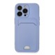 Newface iPhone 13 Pro Kılıf Kelvin Kartvizitli Silikon - Lila Newface iPhone 13 Pro Kılıf Kelvin Kartvizitli Silikon - Lila