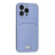 Newface iPhone 13 Pro Kılıf Kelvin Kartvizitli Silikon - Lila Newface iPhone 13 Pro Kılıf Kelvin Kartvizitli Silikon - Lila