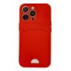 Newface iPhone 13 Pro Kılıf Kelvin Kartvizitli Silikon - Kırmızı Newface iPhone 13 Pro Kılıf Kelvin Kartvizitli Silikon - Kırmızı
