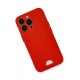 Newface iPhone 13 Pro Kılıf Kelvin Kartvizitli Silikon - Kırmızı Newface iPhone 13 Pro Kılıf Kelvin Kartvizitli Silikon - Kırmızı