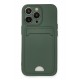 Newface iPhone 13 Pro Kılıf Kelvin Kartvizitli Silikon - Koyu Yeşil Newface iPhone 13 Pro Kılıf Kelvin Kartvizitli Silikon - Koyu Yeşil