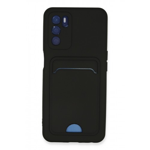 Newface Oppo A16 Kılıf Kelvin Kartvizitli Silikon - Siyah Newface Oppo A16 Kılıf Kelvin Kartvizitli Silikon - Siyah