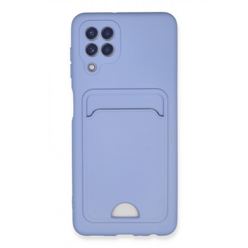 Newface Samsung Galaxy A22 Kılıf Kelvin Kartvizitli Silikon - Lila Newface Samsung Galaxy A22 Kılıf Kelvin Kartvizitli Silikon - Lila