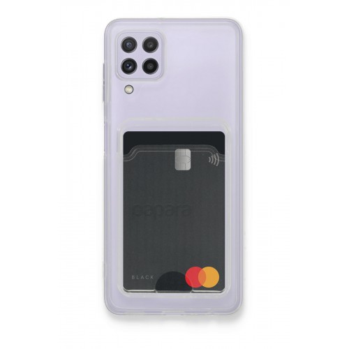 Newface Samsung Galaxy A22 Kılıf Kart Şeffaf Silikon - Şeffaf Newface Samsung Galaxy A22 Kılıf Kart Şeffaf Silikon - Şeffaf