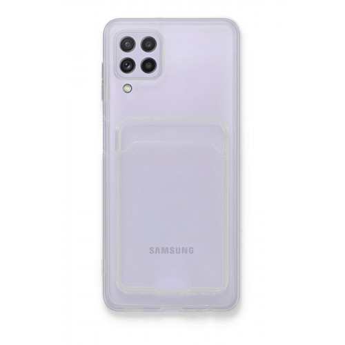 Newface Samsung Galaxy A22 Kılıf Kart Şeffaf Silikon - Şeffaf Newface Samsung Galaxy A22 Kılıf Kart Şeffaf Silikon - Şeffaf