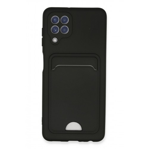 Newface Samsung Galaxy M22 Kılıf Kelvin Kartvizitli Silikon - Siyah Newface Samsung Galaxy M22 Kılıf Kelvin Kartvizitli Silikon - Siyah