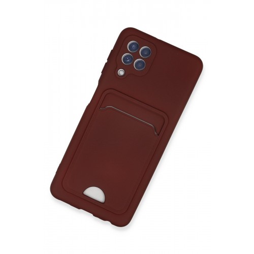 Newface Samsung Galaxy M32 Kılıf Kelvin Kartvizitli Silikon - Bordo Newface Samsung Galaxy M32 Kılıf Kelvin Kartvizitli Silikon - Bordo