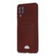 Newface Samsung Galaxy M32 Kılıf Kelvin Kartvizitli Silikon - Bordo Newface Samsung Galaxy M32 Kılıf Kelvin Kartvizitli Silikon - Bordo