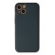 Newface iPhone 13 Kılıf Coco Deri Silikon Kapak - Mavi Newface iPhone 13 Kılıf Coco Deri Silikon Kapak - Mavi