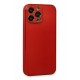 Newface iPhone 13 Pro Max Kılıf Coco Deri Silikon Kapak - Kırmızı Newface iPhone 13 Pro Max Kılıf Coco Deri Silikon Kapak - Kırmızı