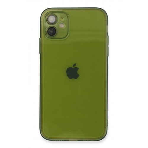 Newface iPhone 12 Kılıf Fly Lens Silikon - Yeşil Newface iPhone 12 Kılıf Fly Lens Silikon - Yeşil