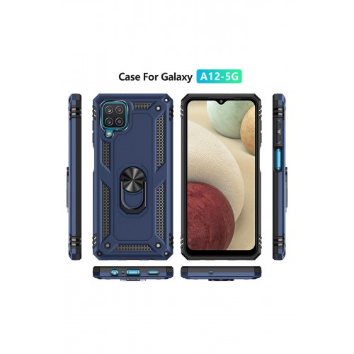 Newface Samsung Galaxy M22 Kılıf Sofya Yüzüklü Silikon Kapak - Lacivert Newface Samsung Galaxy M22 Kılıf Sofya Yüzüklü Silikon Kapak - Lacivert