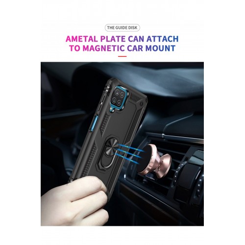 Newface Samsung Galaxy M32 Kılıf Sofya Yüzüklü Silikon Kapak - Siyah Newface Samsung Galaxy M32 Kılıf Sofya Yüzüklü Silikon Kapak - Siyah