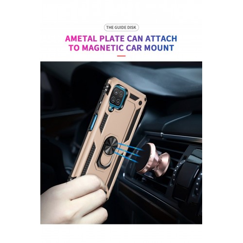Newface Samsung Galaxy M32 Kılıf Sofya Yüzüklü Silikon Kapak - Gold Newface Samsung Galaxy M32 Kılıf Sofya Yüzüklü Silikon Kapak - Gold