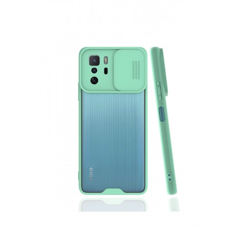 Newface Xiaomi Poco X3 GT Kılıf Platin Kamera Koruma Silikon - Açık Yeşil Newface Xiaomi Poco X3 GT Kılıf Platin Kamera Koruma Silikon - Açık Yeşil