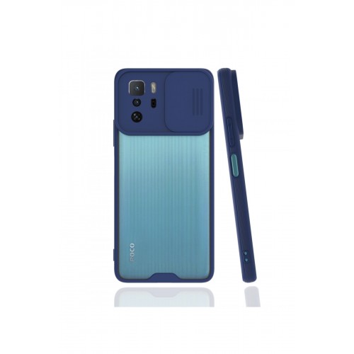 Newface Xiaomi Poco X3 GT Kılıf Platin Kamera Koruma Silikon - Lacivert Newface Xiaomi Poco X3 GT Kılıf Platin Kamera Koruma Silikon - Lacivert