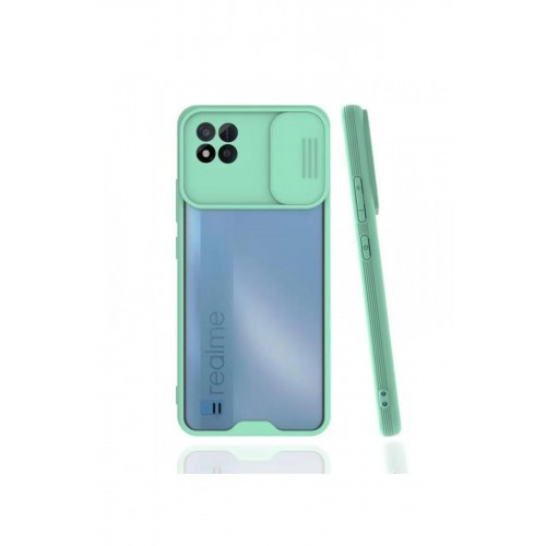 Newface Realme C11 2021 Kılıf Platin Kamera Koruma Silikon - Açık Yeşil Newface Realme C11 2021 Kılıf Platin Kamera Koruma Silikon - Açık Yeşil