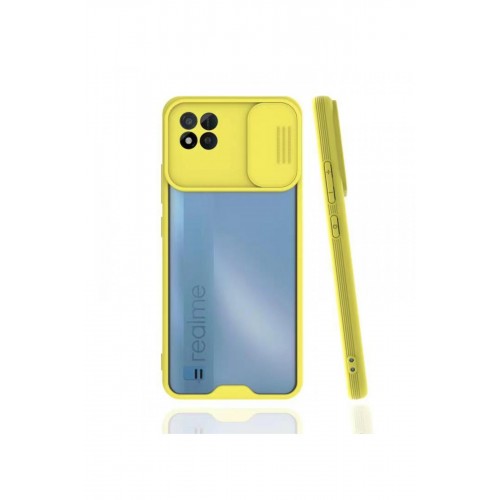 Newface Realme C11 2021 Kılıf Platin Kamera Koruma Silikon - Sarı Newface Realme C11 2021 Kılıf Platin Kamera Koruma Silikon - Sarı