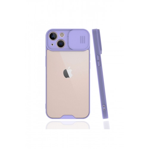Newface iPhone 13 Kılıf Platin Kamera Koruma Silikon - Lila Newface iPhone 13 Kılıf Platin Kamera Koruma Silikon - Lila